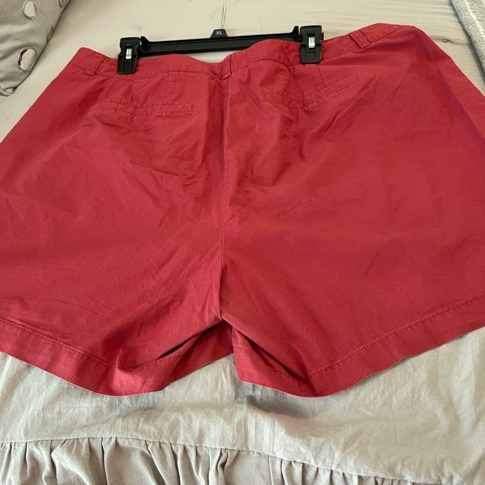 Bundle 2 DOCKERS Chino Shorts Women's Plus Size 20W High Rise Pockets - Picture 5 of 9